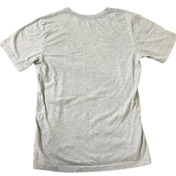 HURLEY Tropical Palm Print Logo Tee With Scoop Neck & Cap Sleeves Grey 13-15Y - Picture 6 of 9